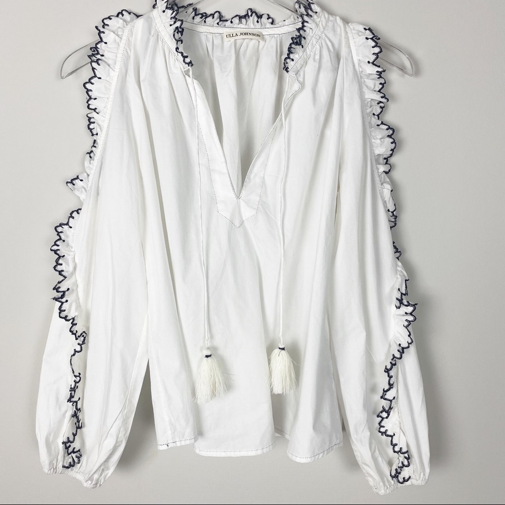Ulla Johnson White Amandine Blouse